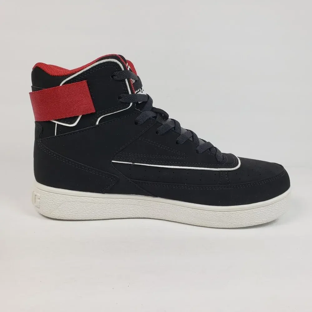 Rebound By Patrick Ewing Orion Strap Mens Size 9.5 Black Red Basketball Shoes